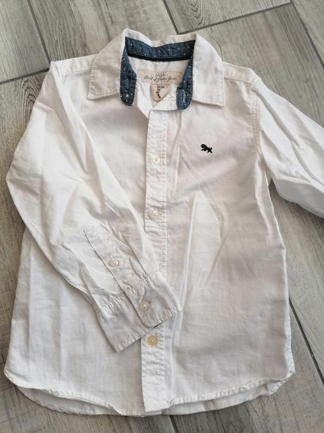 Biela košielka - h&m 110, h&m,110