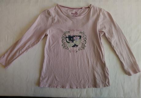 Svetlo fialové tričko s motívom, lupilu, 98-104, lupilu,104