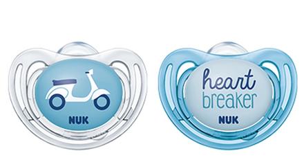 Nuk silikónový cumlík freestyle chlapec 2ks, 6-18m, nuk