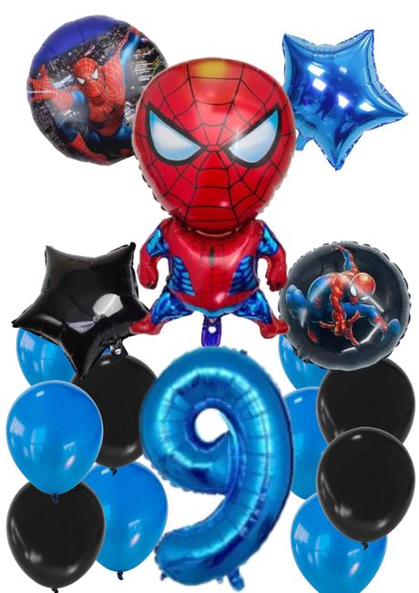 Balóny spiderman - až 15/16/17 kusov, 