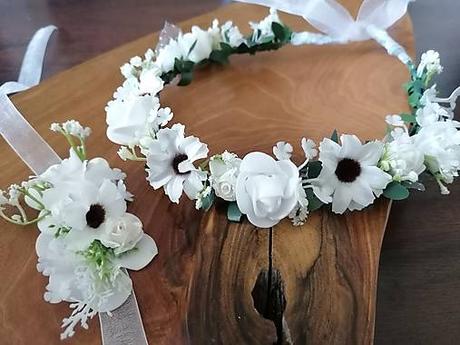 Čelenka na 1. sväté prijímanie, stužka na sviečku,,