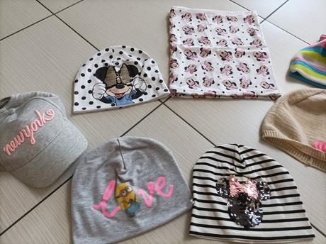 Balík čiapok 4-8 rokov, h&m,116