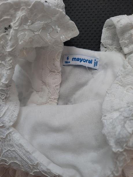 Čipkové šaty mayoral, mayoral,116