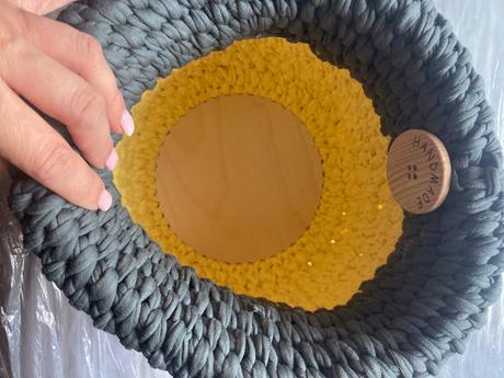 Handmade pruteny košík,