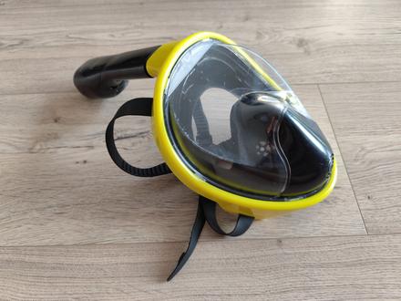 Celotvárová šnorchlovacia maska detská, 