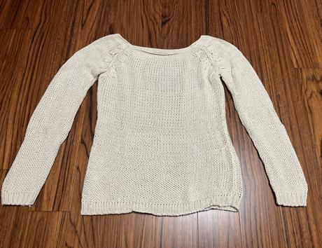 Krémový pulover, veľ. m, terranova,m