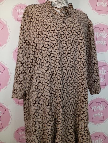 Ľahké vzorované šaty, xxxl
