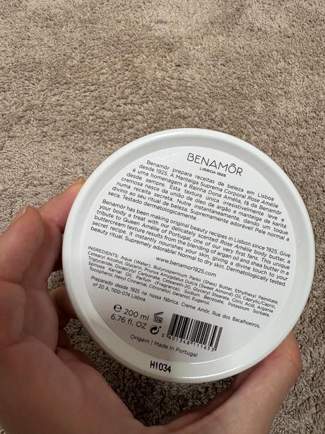Telovy krem - benamor lisabon, 