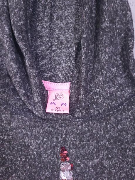 2x kiki&koko tenka mikina s pretacacim jednorozcom, 122