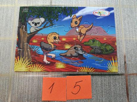 Kinder puzzle -  kus 80 centov, 