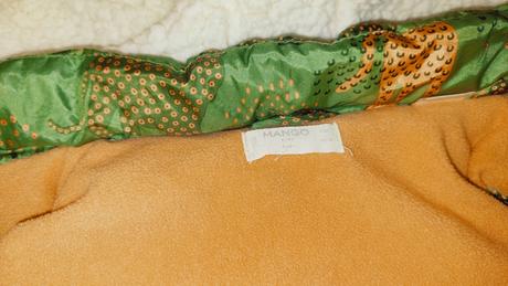 Teplá vesta, mango,92