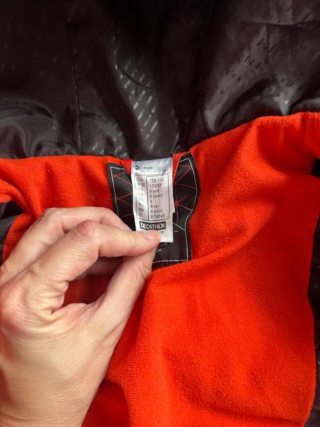 Paradna teplucka zimna bunda, decathlon,128