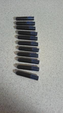 Bombičky-náplň do pera pelikán 11ks,