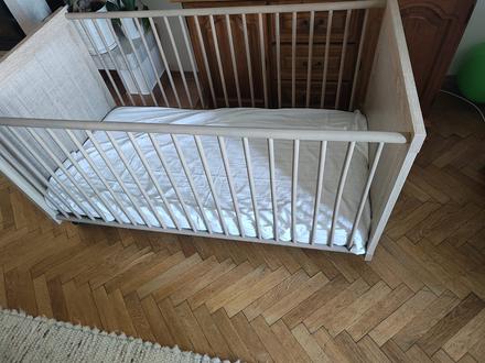Postieľka s matracom, šírka (cm): 70,dĺžka (cm): 140