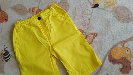 Slniečkovo žlté kraťasy, takko,122