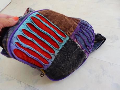 Plátenná hand made torba na plece,
