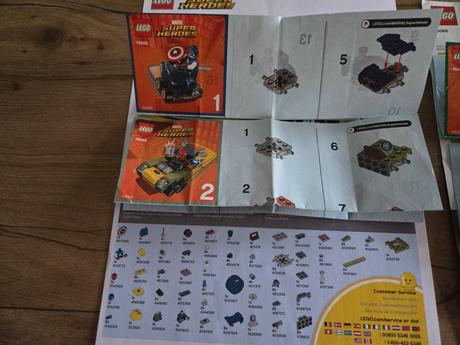 Lego super heroes 76065 (1+2)+76066 (1+2), 