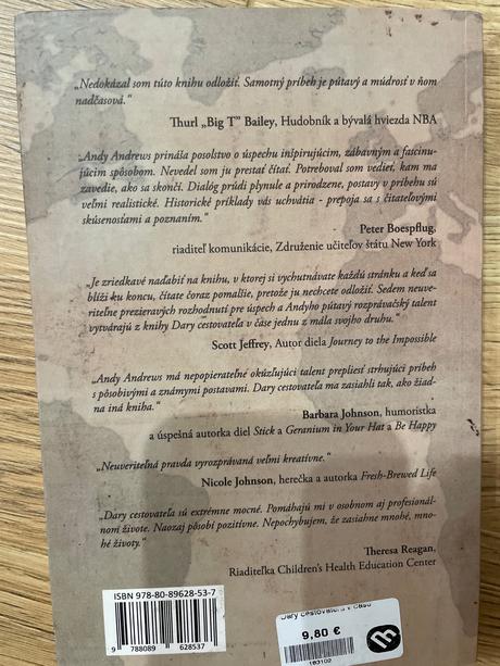 Kniha dary cestovateľa v čase - andy andrews, 