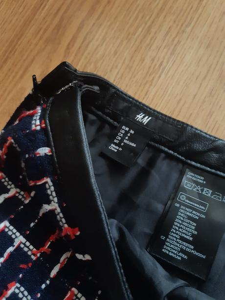 H&m vzorovaná sukňa, h&m,36