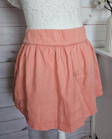 Pekná lososová sukňa, topshop,38
