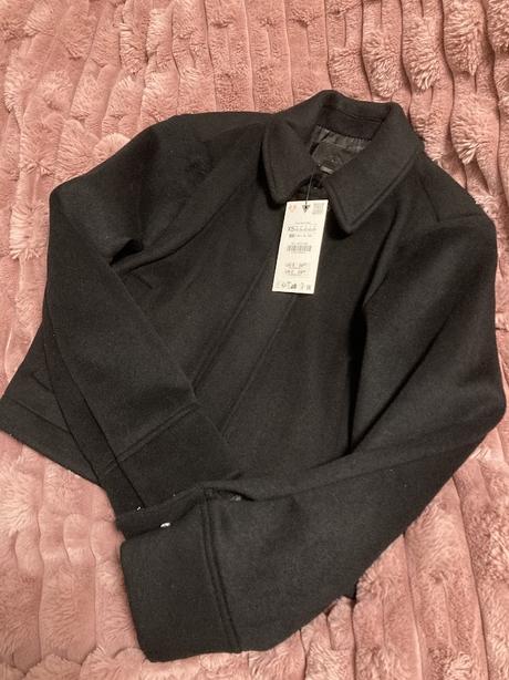 Vlnena zara kratka bunda, zara,34