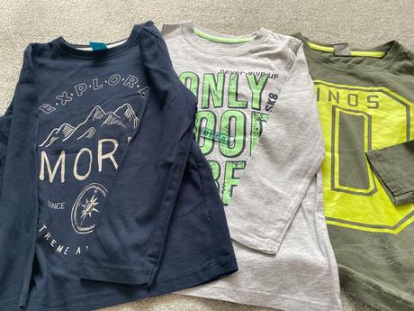 Detské trička dlhy rukáv, 110