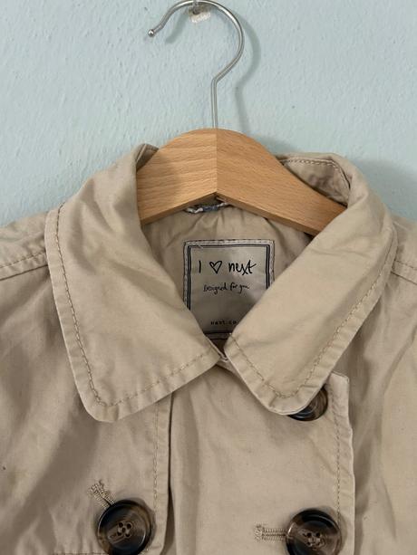 Detský trench coat bavlna, next,104