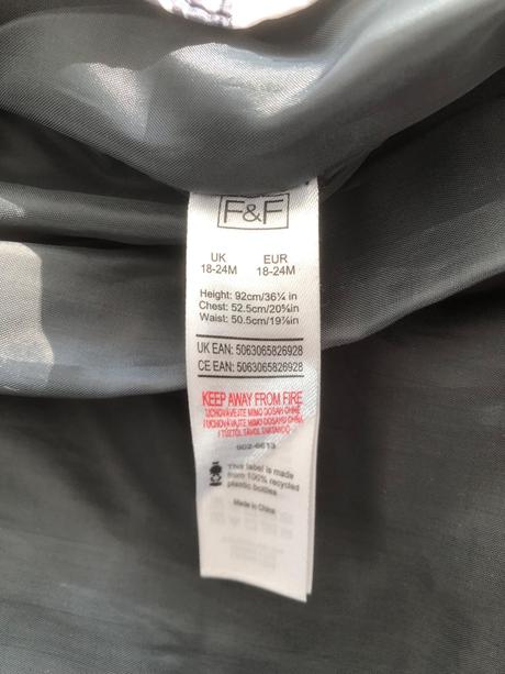 Zimný overal / kombinéza f&f 18 - 24 mesiacov, f&f,86
