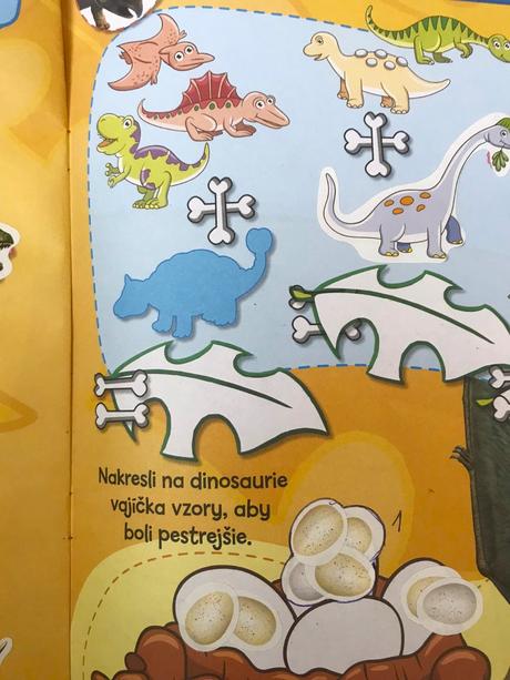Dinosaury - aktivity s nálepkami,