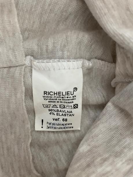 Richelieu čiapka jar-jeseň 68 s uškami, richelieu,68