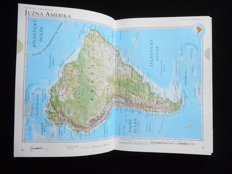 Kniha príručný atlas sveta,