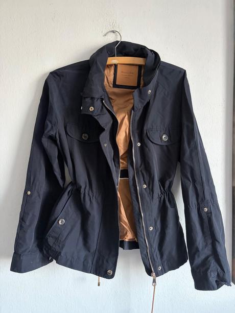 Massimo dutti old money style jacket bunda tmavomo, l