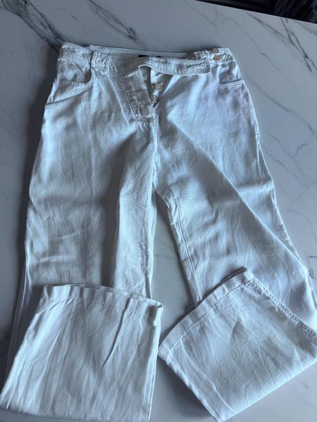 Maxmara weekend 100per ľan nohavice s, s