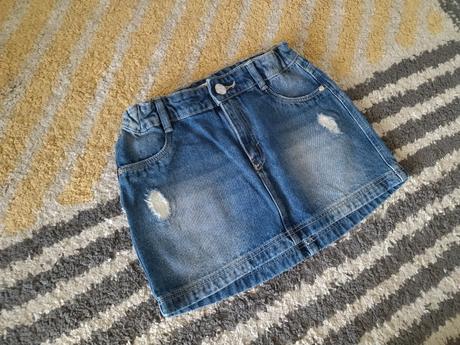 Riflová minisukňa 140/146, terranova,140