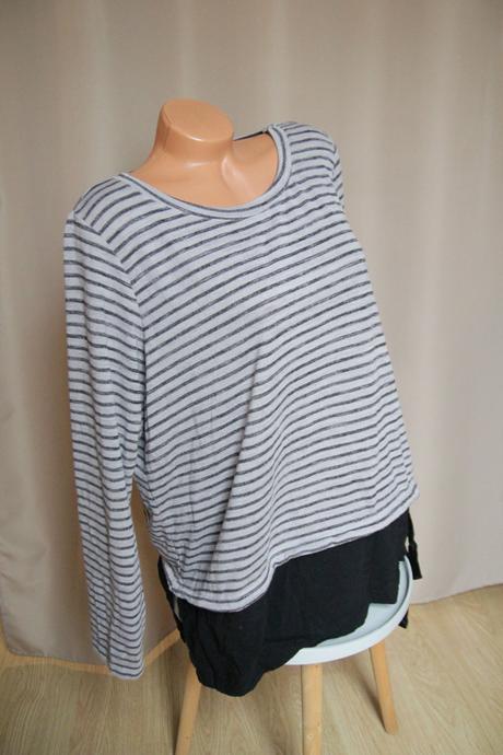 Pásikavý top xxl, xxl