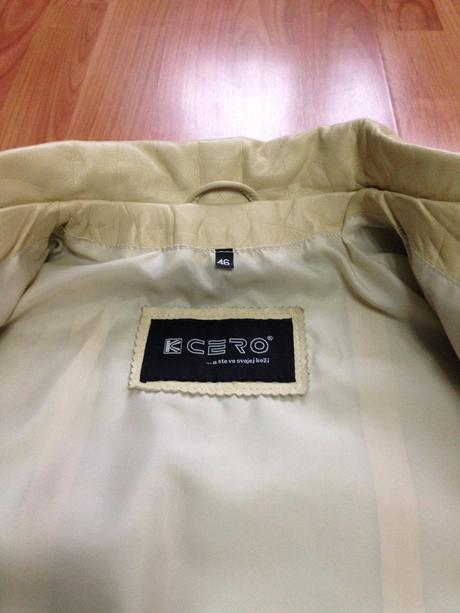 Kožená bunda, kabát, paleto, 40