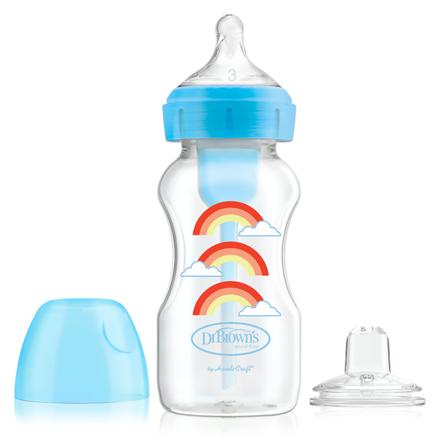 Dr. brown's wb91605 fľaša options+ anti-colic modr,