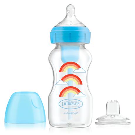 Dr. brown's wb91605 fľaša options+ anti-colic modr,