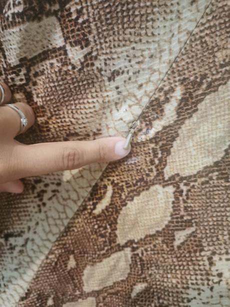 Prechodný kabátik s hadím vzorom, vero moda,42