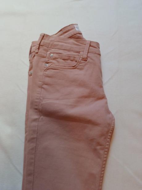 Ružové ultra slim džínsy, mango,32