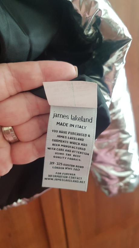 Strieborná zimná bunda lux, 40 / 42 / l / m