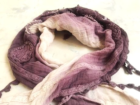 Vintage šatka na krk, xl