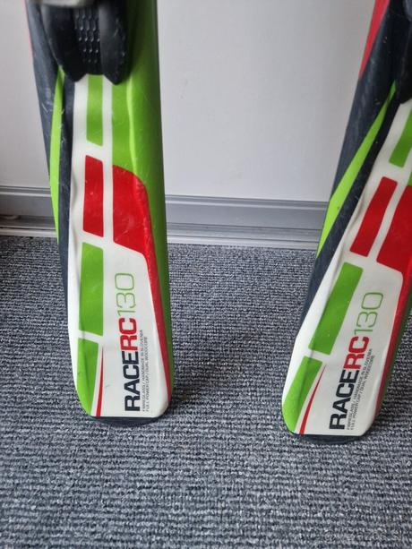 Lyže elan 130 cm + paličky, elan,130-139 cm