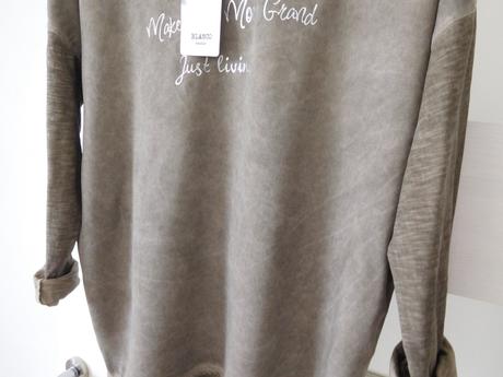 Tričko s dlhým ruk. ležerného strihu-l/xl bavlna, l