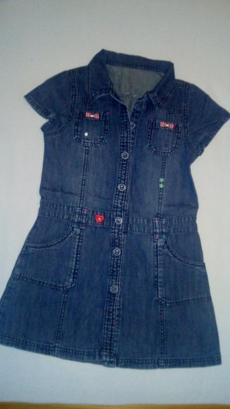 Riflové šaty zn.mothercare, mothercare,116