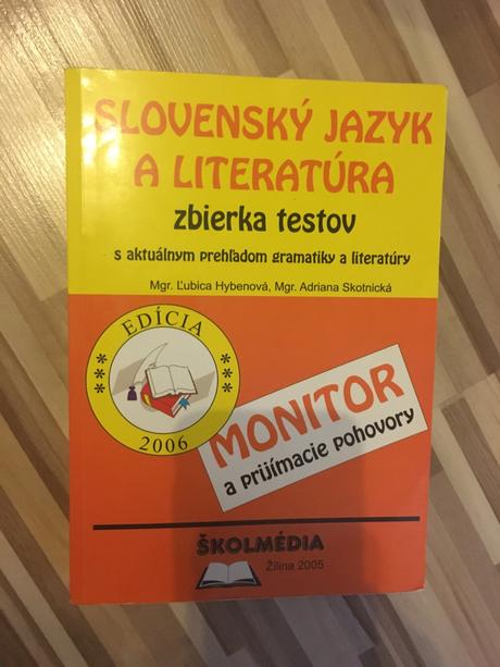 Kniha slovenský jazyk a literatúra, 