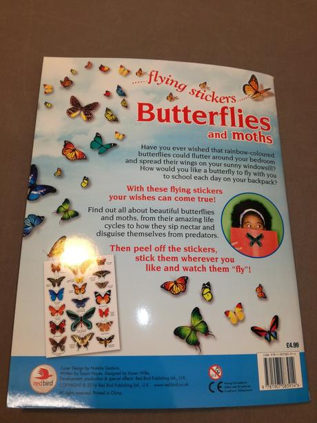 Flying stickers - butterflies and moths nau22, 