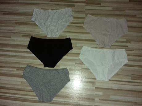 2x nenosene +3x malo nosene nohavičky, h&m,xs