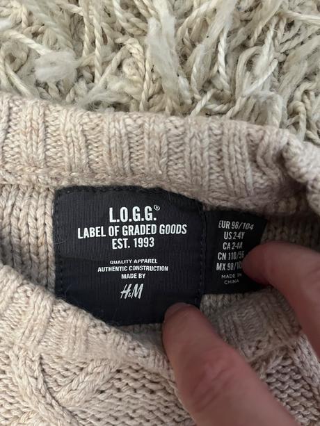 Nenoseny chlapčenský svetrík, h&m,98