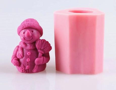 Silikónová forma snehuliak 3d, sf-362,